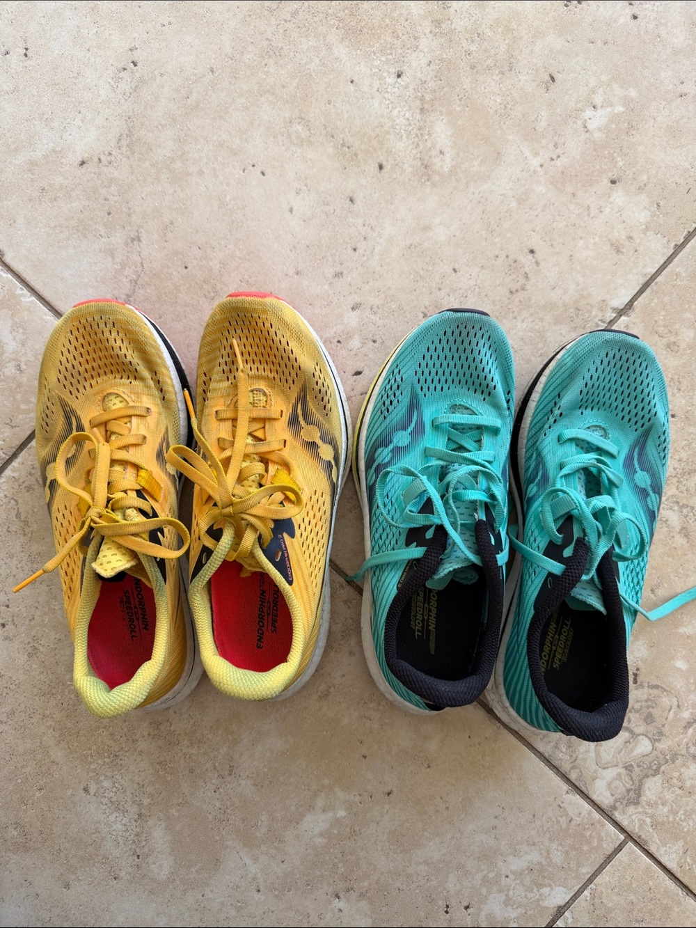 Woman’s Lightweight Yellow Running Sneakers - Breathable Active Shoes